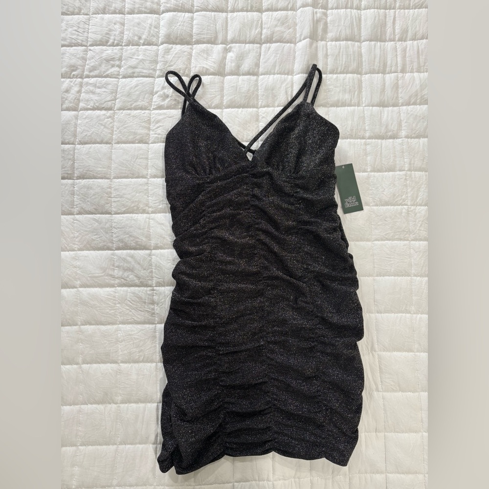 Target Black Glitter Mini Dress